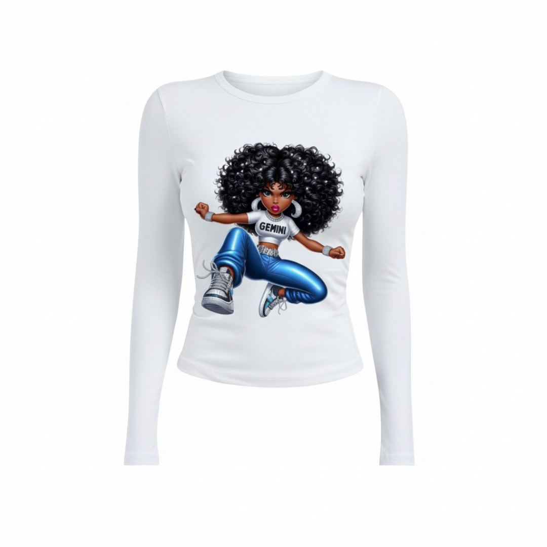 Lady Gemini Long Sleeve Tee