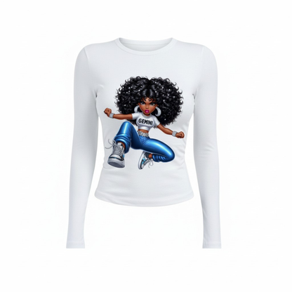 Lady Gemini Long Sleeve Tee