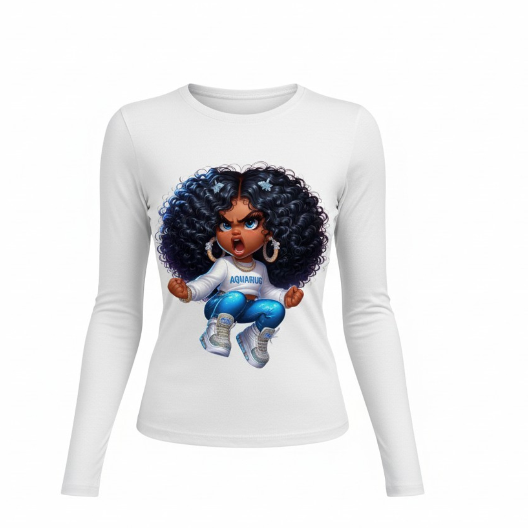 Lady Aquarius Long Sleeve Tee