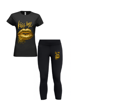 Kiss Me Signature Black Two Piece Set