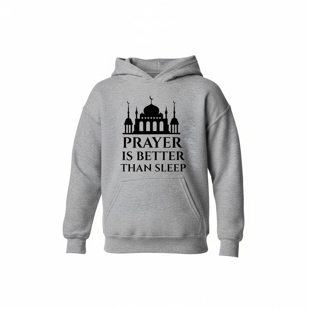 Prayer Is Better Than Sleep Kids Hoodie